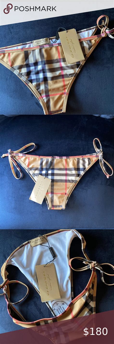 burberry swimsuit ladies|burberry plaid bikini.